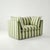 A joyous beautiful loveseat made by hand in the USA using natural materials with a large dollop of comfort. 'Tradition...