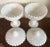Vintage Milk Glass Covered Centerpiece Bowl with Saw Tooth Design - a Pair For Sale - Image 11 of 12