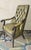 Olive Green Tufted Leather Chesterfield Library Chair, 1970s For Sale - Image 4 of 12