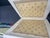 2000 - 2009 Roche Bobois Tufted Leather Ottoman, 36 X 36, Cream For Sale - Image 5 of 6