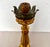 Early 20th Century Antique Early 1900s Gilded Wood Ornate Candle Holders - A Pair For Sale - Image 5 of 15