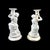 Victorian Porcelain Figural Candlesticks, Set of 2 For Sale - Image 3 of 18