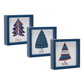 Pine Tree Sentiment Sign (Set of 6) For Sale