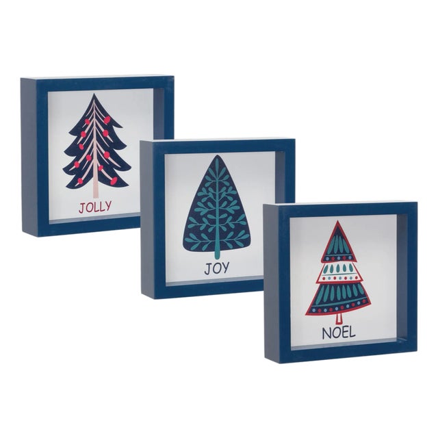Pine Tree Sentiment Sign (Set of 6) For Sale