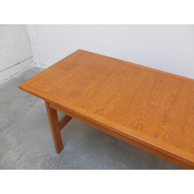 Extendable N-Line Dining Table in Oak by Gebroeders Neirinck, 1968 For Sale - Image 10 of 18
