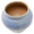 This little planter is perfect size for orchids. Hand-thrown and glazed in a gorgeous blue and white with a silver under...
