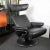 Mid-Century Modern "Jazz" Adjustable Leather Recliner and Ottoman Set by Ekornes For Sale - Image 3 of 10