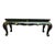 Wood Vintage Chinese Ebonized, Polychromed & 3 Cloisonne Disk Coffee Table 20thC For Sale - Image 7 of 18