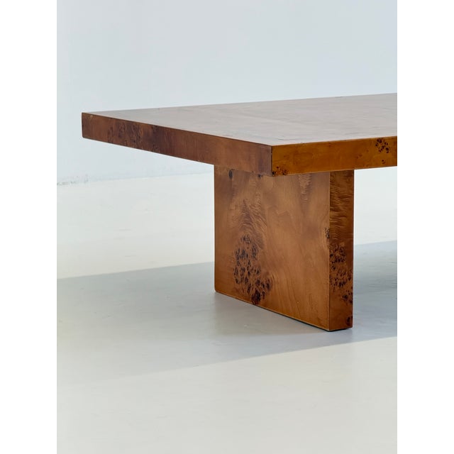 Vintage Coffee Table in Burl Wood by Smania, 1960s For Sale - Image 10 of 14