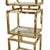 Metal Brass and Glass Bookcase, 1980s For Sale - Image 7 of 8