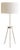 BDDW Tripod Floor Lamp in Maple With Two Linen Shades For Sale