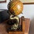 20th Century MCM Brass Hercules and Globe Bookends For Sale - Image 6 of 12