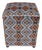 Boho Chic Velvet Upholstered Ottoman For Sale
