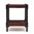 Wood Spanish Vintage Leather Side Table by Valenti For Sale - Image 7 of 9