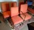 Red Late 19th Century Upholstered Dining Chairs For Sale - Image 8 of 8