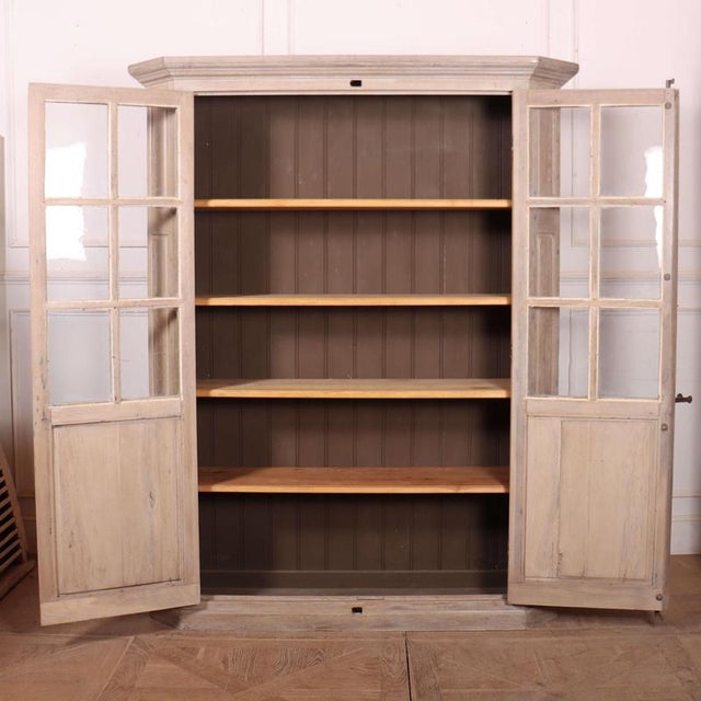 German Bleached Cabinets, 1920s, Set of 2 For Sale - Image 11 of 12