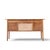 Broyhill Brasilia Mid Century Walnut and Brass Desk For Sale - Image 9 of 11
