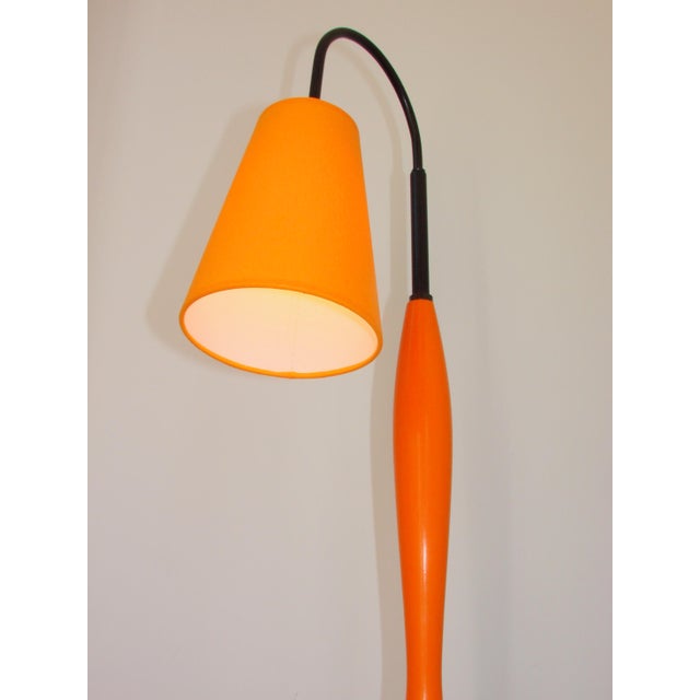 Orange Postmodern Orange Floor Lamp, 1990s For Sale - Image 8 of 12