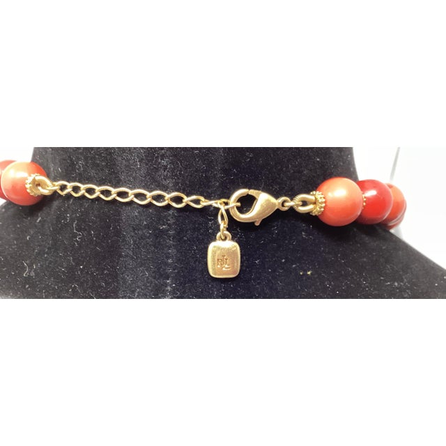 This Stunning Ralph Lauren Necklace is Made From Corals Sourced From a Genuine Mix of Gemstones That are Dyed to Appear as...