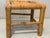Beige 1980s Low Chinoiserie Hand-Crafted Rattan Burnt Bamboo Plant Stand For Sale - Image 8 of 12