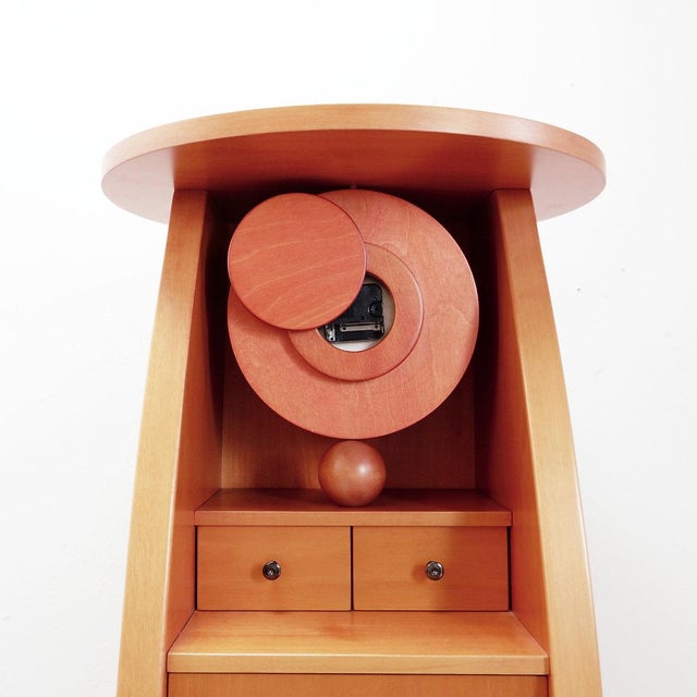 Vintage Drawer Column with Clock For Sale - Image 12 of 16