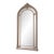 Late 20c French Artisan Louis XVI Silver Beech Floor Mirror-1 Pc For Sale