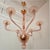 1970s 1970s Italian Pink Neoclassical Murano Glass Chandelier For Sale - Image 5 of 11