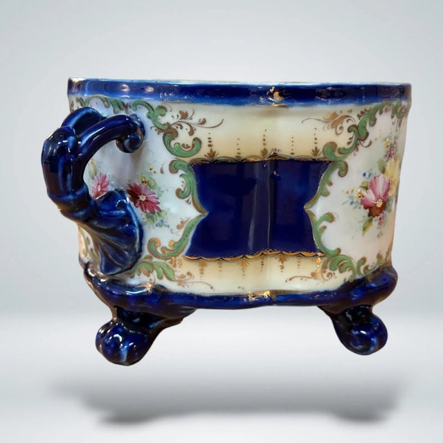 Late 19th Century Nagoya Potteries Shippo Kaisha (Npsk) Nippon Jardiniere, Late 19th Century For Sale - Image 5 of 9