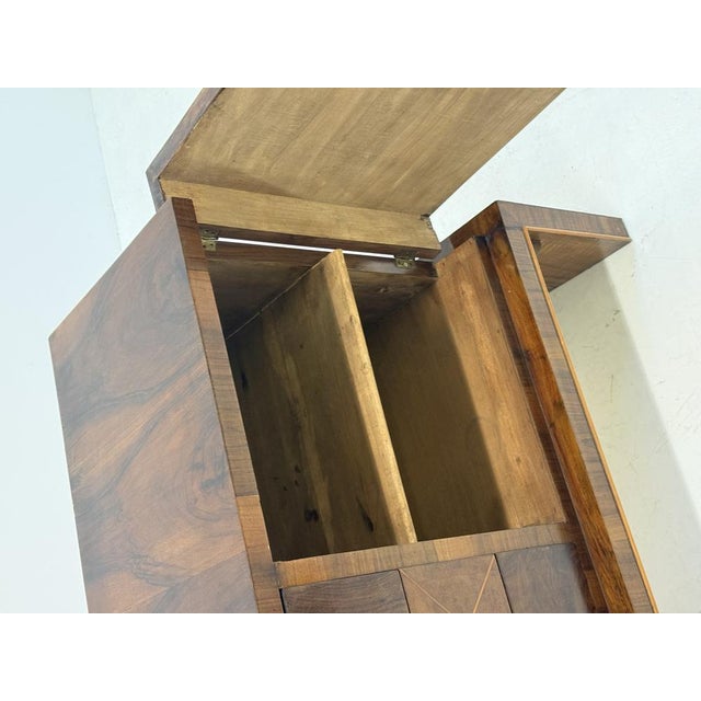 Italian Art Deco Walnut Sideboard, 1950s For Sale - Image 17 of 18