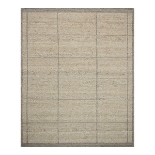 Amber Lewis x Loloi Bowie Fog / Grey 9'-6" x 13'-6" Area Rug For Sale