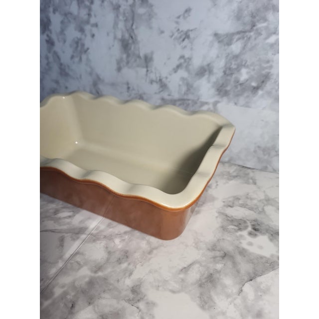 Terra Cotta Vintage Emile Henry Bakeware France For Sale - Image 8 of 12