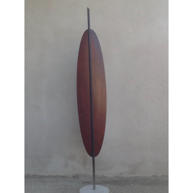 Wood Scandinavian Floor Lamp, 1950s For Sale - Image 7 of 9