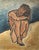 Ben-Zion Weinman, American Modernist Oil Painting Nude Male on Beach WPA Artist Group of 10 For Sale