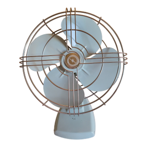 Baby Blue Vintage Electric Oscillating Fan