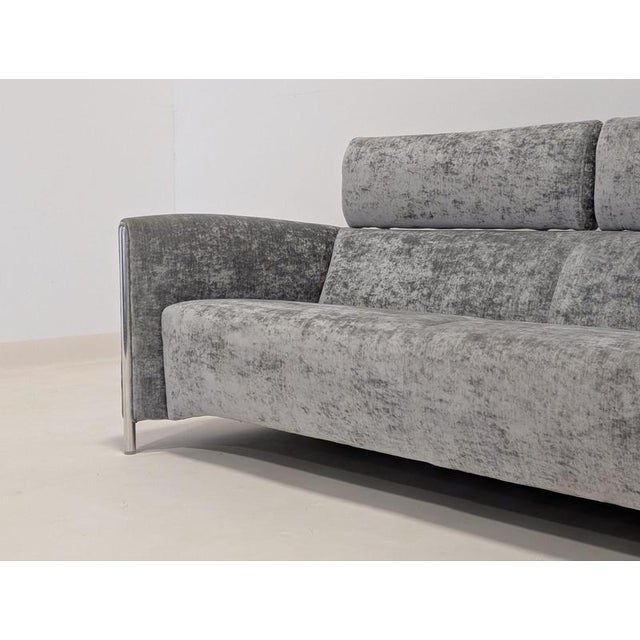 Grey Velvet Goncharov Sofas from Leolux For Sale - Image 11 of 13