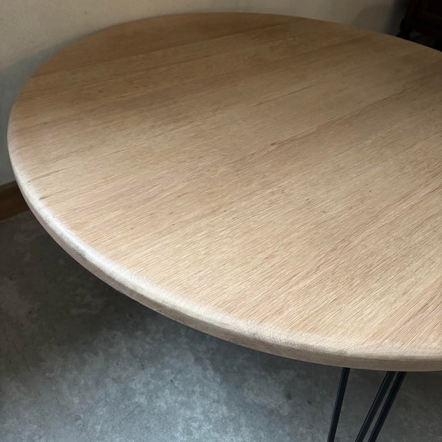 Wooden Coffee Table with Hairpin Legs, 2010s, in Flawless conditions. Designed 1970 to 1979