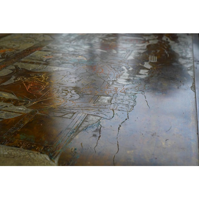 Philip and Kelvin LaVerne 1960s Monumental Bronze "Wedding Dance" Coffee Table by Philip and Kelvin LaVerne For Sale - Image 4 of 16