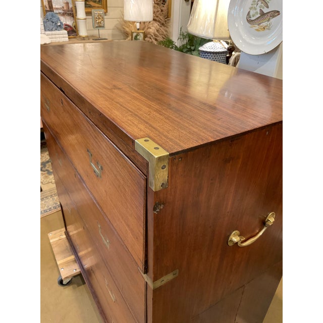 English 19th Century English Campaign Chest For Sale - Image 3 of 12