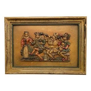 19th Century Nordic Ceroplast Panel For Sale
