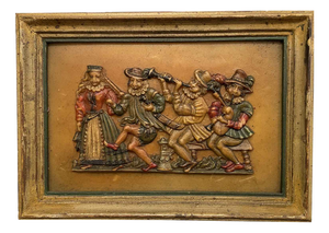19th Century Nordic Ceroplast Panel