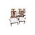 Mid 20th Century The Halle Bros Mid Century Modern Walnut Cane Back Dining Room Set 8 Chairs For Sale - Image 14 of 18