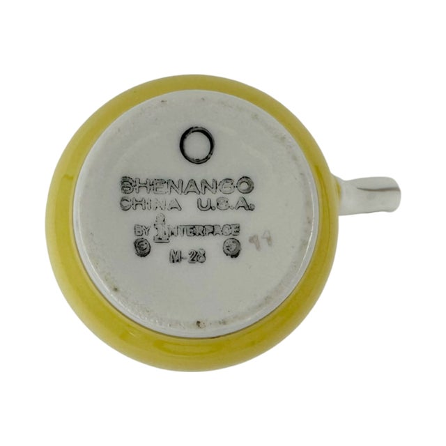 Yellow Vintage the Carlyle Hotel Nyc Yellow Demitasse Cup For Sale - Image 8 of 9