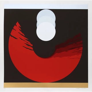 Thomas Benton, "Evolution Series Red," Silkscreen For Sale