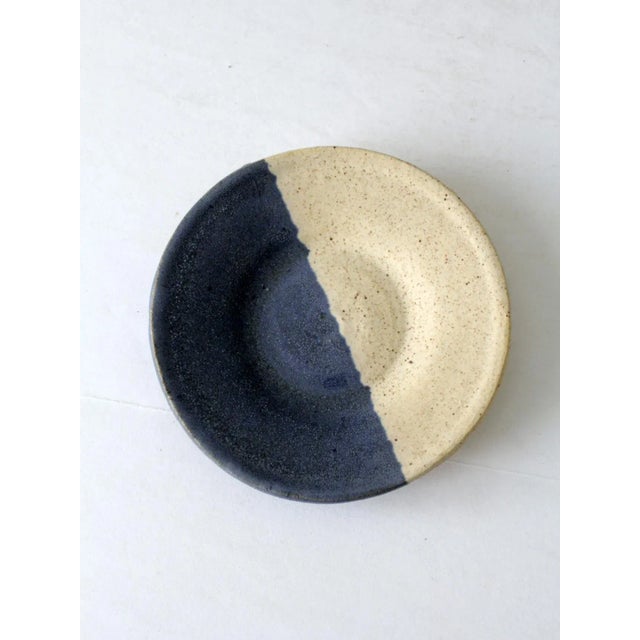 Ceramic Vintage Studio Pottery Plate For Sale - Image 7 of 8