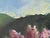 Pulich Oil on Canvas Landscape Painting of Creek + Pink Blossoms For Sale - Image 4 of 12