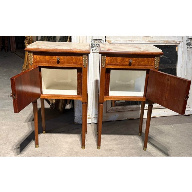 French Bedside Cabinets, 1900, Set of 2 For Sale - Image 12 of 18