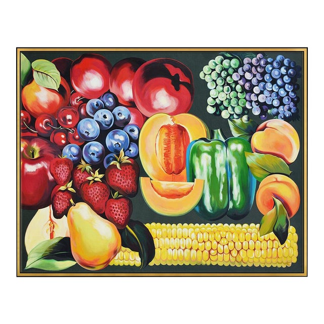 1980s Harvest Diptych, Lowell Nesbitt For Sale