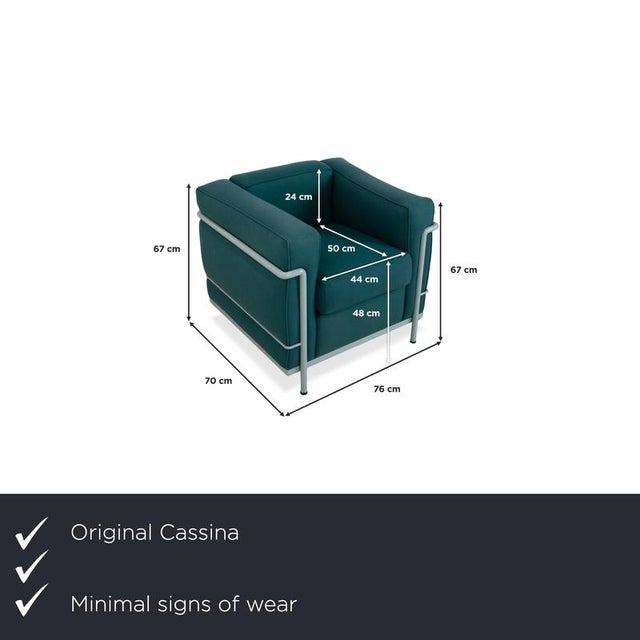 with this armchair, you bring the absolute pinnacle of design into your home in a surprisingly fresh take. The LC 2 by...