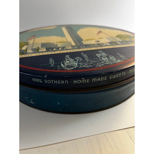 American 1936 Texas Centennial Exposition Tin For Sale - Image 3 of 7