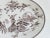English Ironstone Brown Transfer Ware Platter by T. Elsmore & Sons. The pattern name is Tunstall. The platter is in...